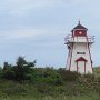 Sur l'île 61 phares, mais certains inaccessibles ou lointains. Finalement, nous n'en aurons vu que quatre: Covehead, Naufrage, Souris et Victoria. Celui qu'on aurait cherché, pour lequel on aura emprunté au moins trois routes... jamais vu, jamais atteint, celui de Cape Tryon!
